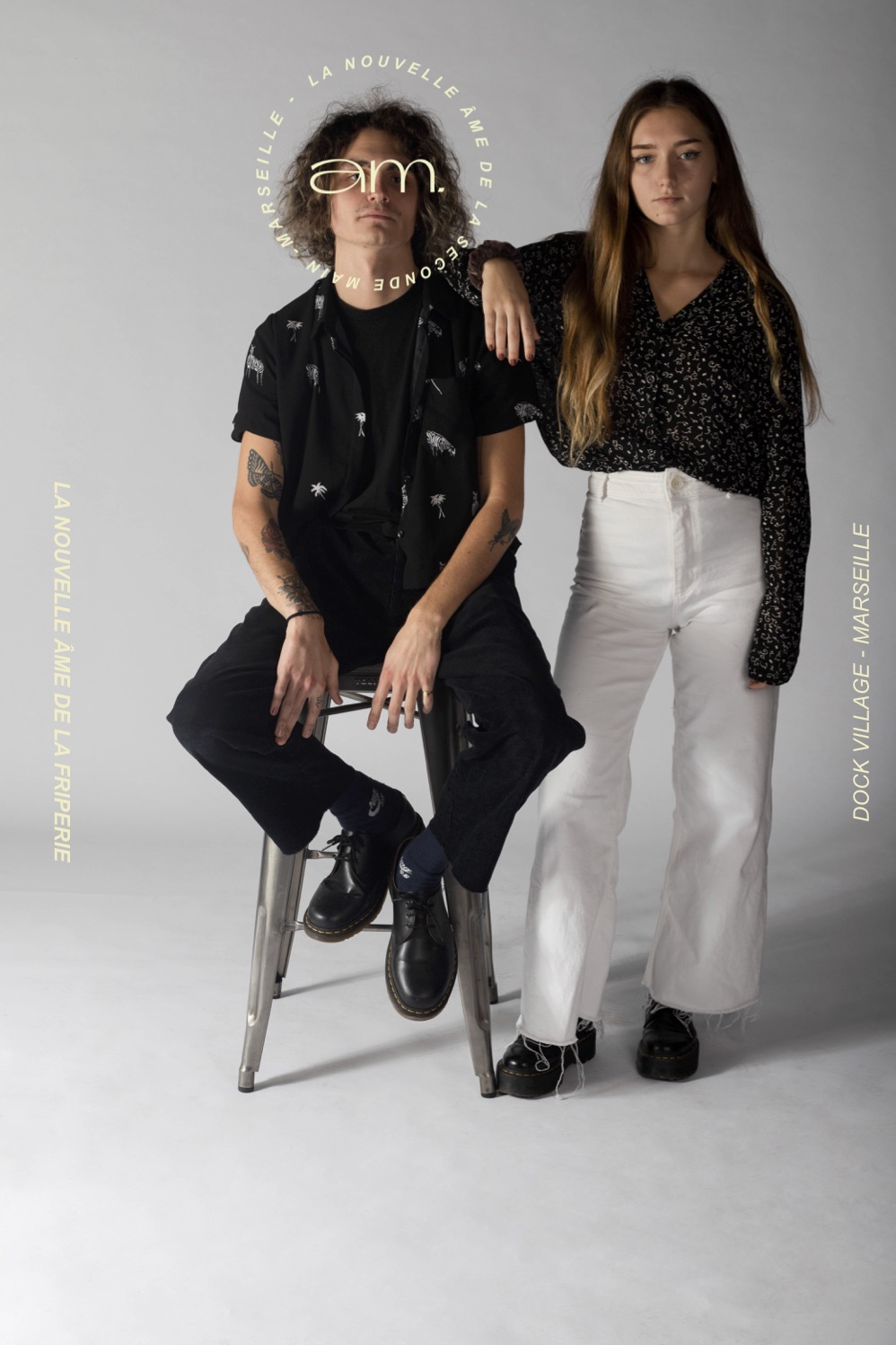 Création d'une marque de friperie et réalisation d'une collection de vêtements unisexes avec Benjamin Caron