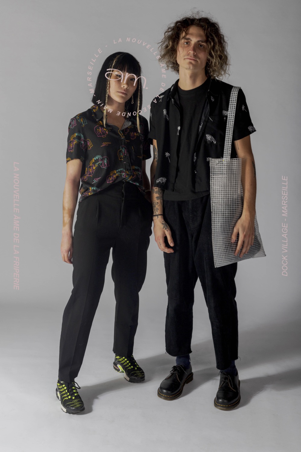 Création d'une marque de friperie et réalisation d'une collection de vêtements unisexes avec Benjamin Caron