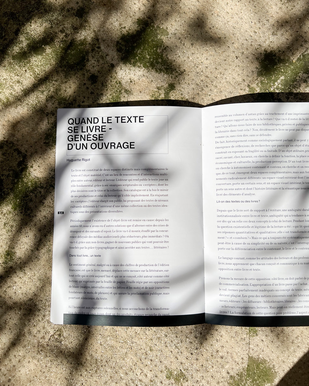 réalisation d'une édition expérimentale sur 5 livres avec Jad Hussein